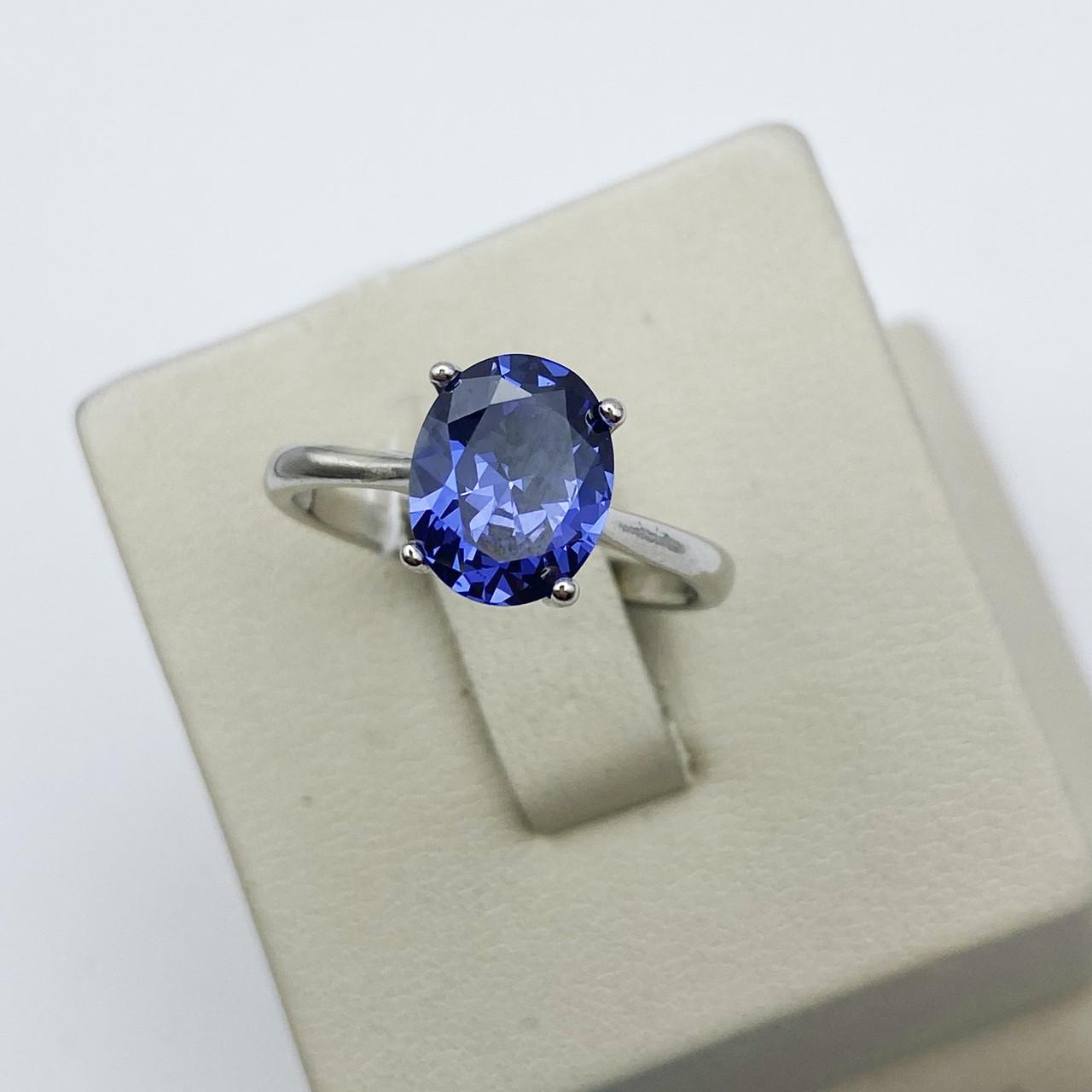 Кольцо серебряное с танзанитом р. 18,5 3,06 г (1941294918)