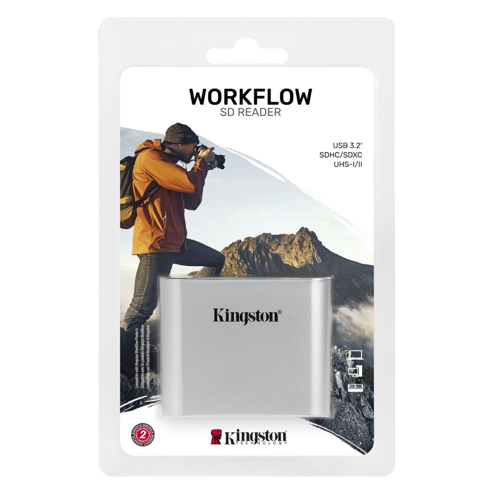 Кардридер Kingston WFS-SD USB 3.2 Gen1 Workflow SDHC/SDXC UHS-II (21027940) - фото 3