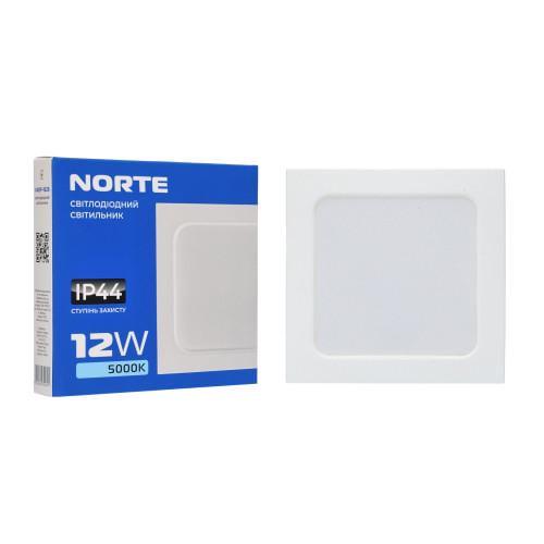 Светильник потолочный квадратный NORTE 1-NDP-1626 12W 5000K IP44 (27552743)
