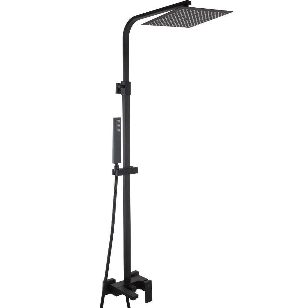 Душевая система TOPAZ Odiss TO с изливом латунь Черный (18202-H66-BL)