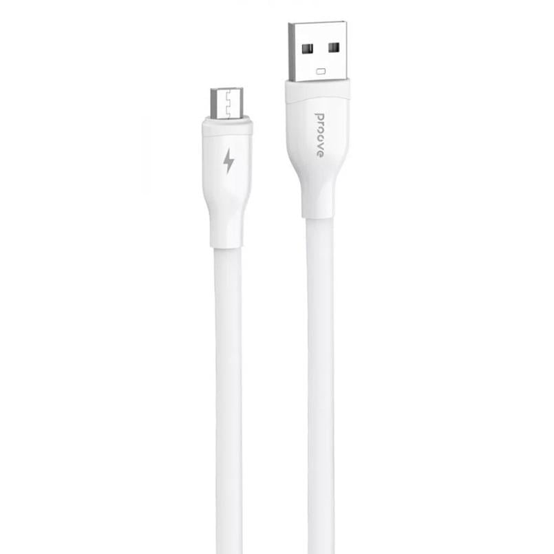 Кабель Proove Flat Out Micro USB 2,4 A 1 м Белый (50493 white)