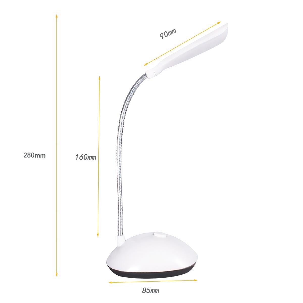 Лампа настільна Desk Light X-7188 на батарейках 3хААА Білий (1010068-White) - фото 11