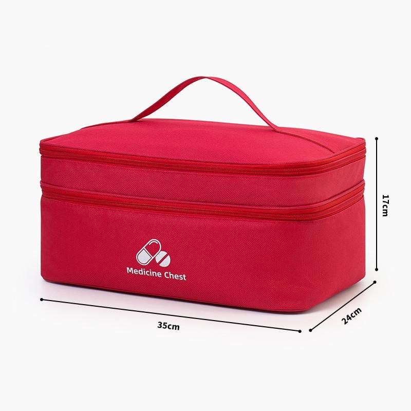 Аптечка-органайзер для медикаментів велика 35x24x17см Червоний (IBC007LR) - фото 2