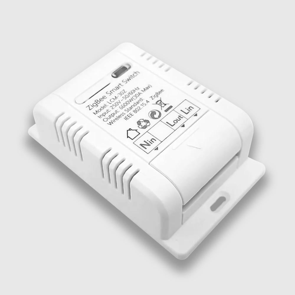 Реле ZigBee с энергомониторингом 30А Tuya Smart (WH00552)
