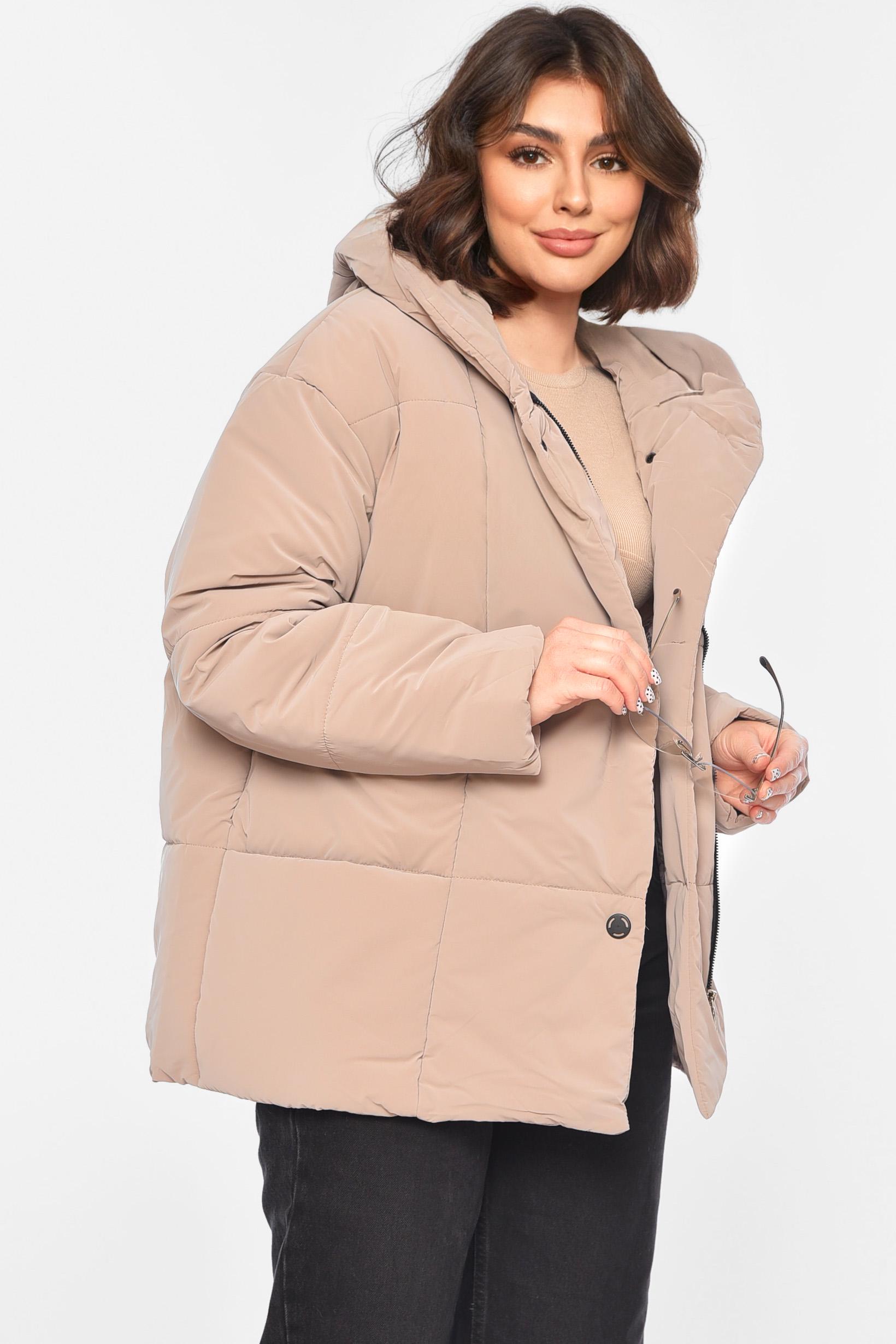 Куртка женская демисезонная L Темно-бежевый (196424) - фото 2