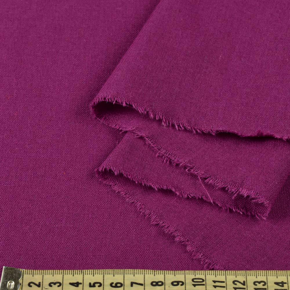 Тканина льон ширина 140 см Фіолетовий (12646.032) - фото 3