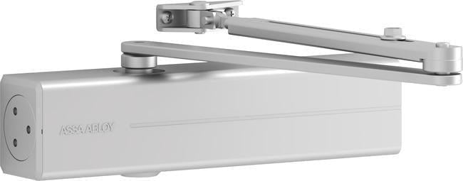 Доводчик дверной ASSA ABLOY DC300 с тягой EN 3-6 1400 мм 120 кг Серебристый