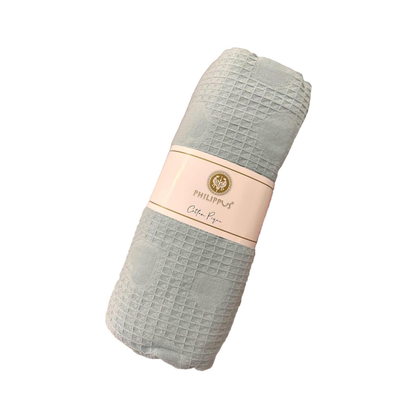 Простынь вафельная на диван/кровать 200х220 см Мятный (П4К-Prost-pike-001-01)