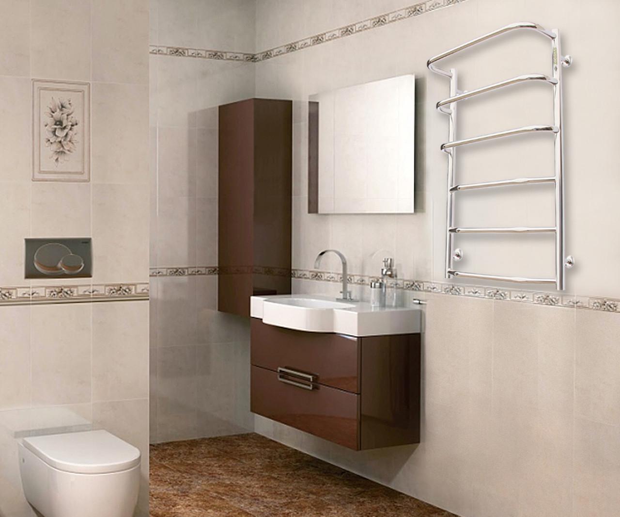 Рушникосушарки водяна KOSSER Каскад Трапеція 6 секцій 800х530 мм - фото 2 Рушникосушарки водяна KOSSER Каскад Трапеція 6 секцій 800х530 мм - фото 2