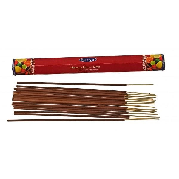 Аромапалочки Satya Апельсин/Лимон/Лайм пыльцевый (34242-MZ)