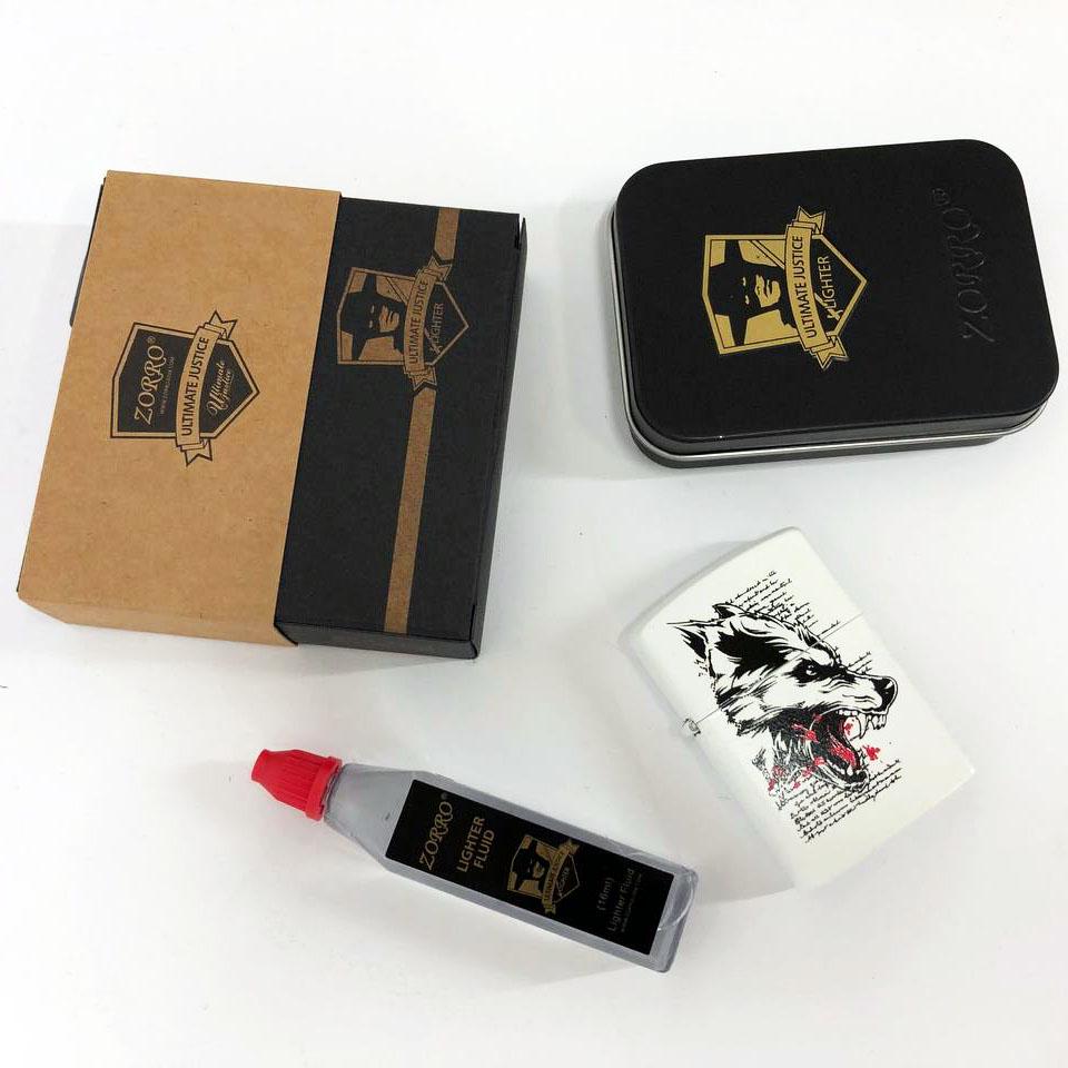 Набор для зажигалки бензиновая Zorro HL-341 Белый (310863) - фото 2 Набор для зажигалки бензиновая Zorro HL-341 Белый (310863) - фото 2