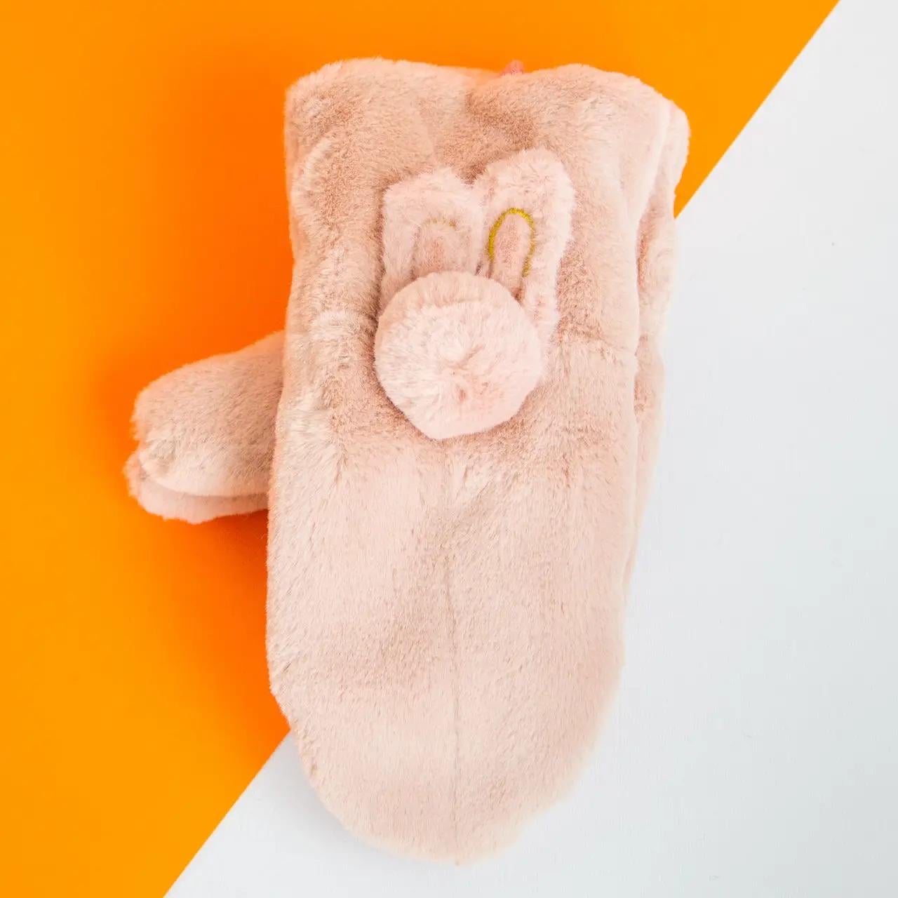 Перчатки женские зимние теплые меховые S (20-J78-43)