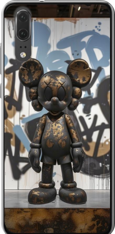 Чехол на Huawei P20 Bronze kaws v2 (6098u-1396-42517)