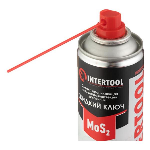 Смазка Intertool Жидкий ключ проникающее аэрозоль 200 мл (FS-4120) - фото 2