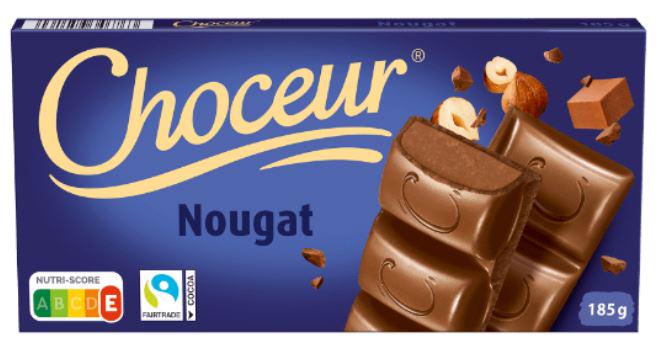 Шоколад молочный Choceur Nougat 185g. Нуга (22449439)