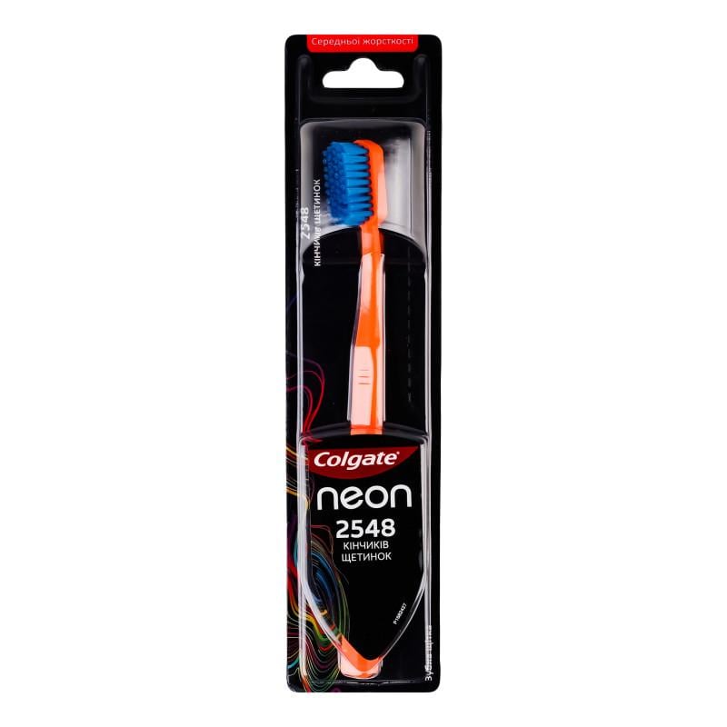 Зубна щітка Colgate NEON Medium 1 шт. (8718951501683)