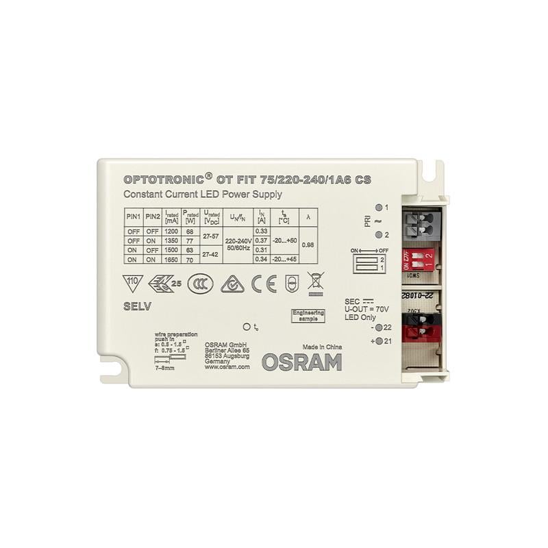 LED-драйвер Osram OT FIT CS 75W 220-240V выходная 27-42V 1650 mA IP20 (4052899999565)