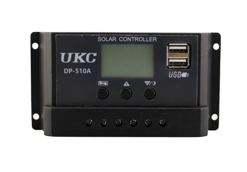 Контроллер заряда от солнечной батареи UKC DP-510A 8461 Black (576117)