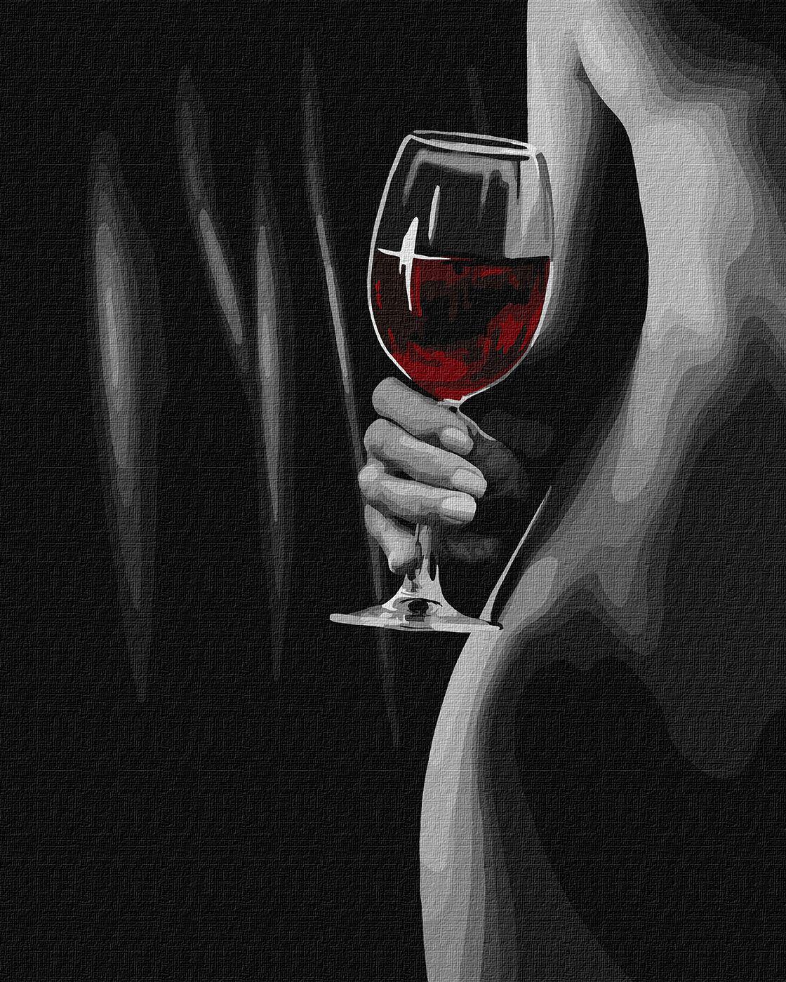 Набір для розпису по номерах Ideyka Спокусливий силует КНО8406 40x50 см (MTT-177665)