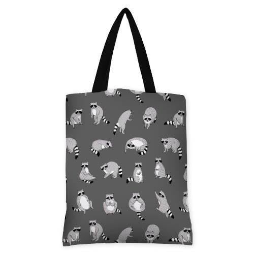 Сумка жіноча тканинна Presentville Єнотики (SV 20M006 BL)