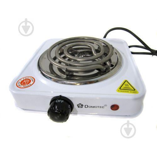 Настільна плита електрична переносна електроплита Domotec MS-5011 White (005296)