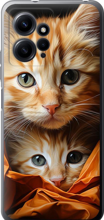 Чехол на Xiaomi Redmi Note 12 4G Котики 2 (5664u-3021-42517)