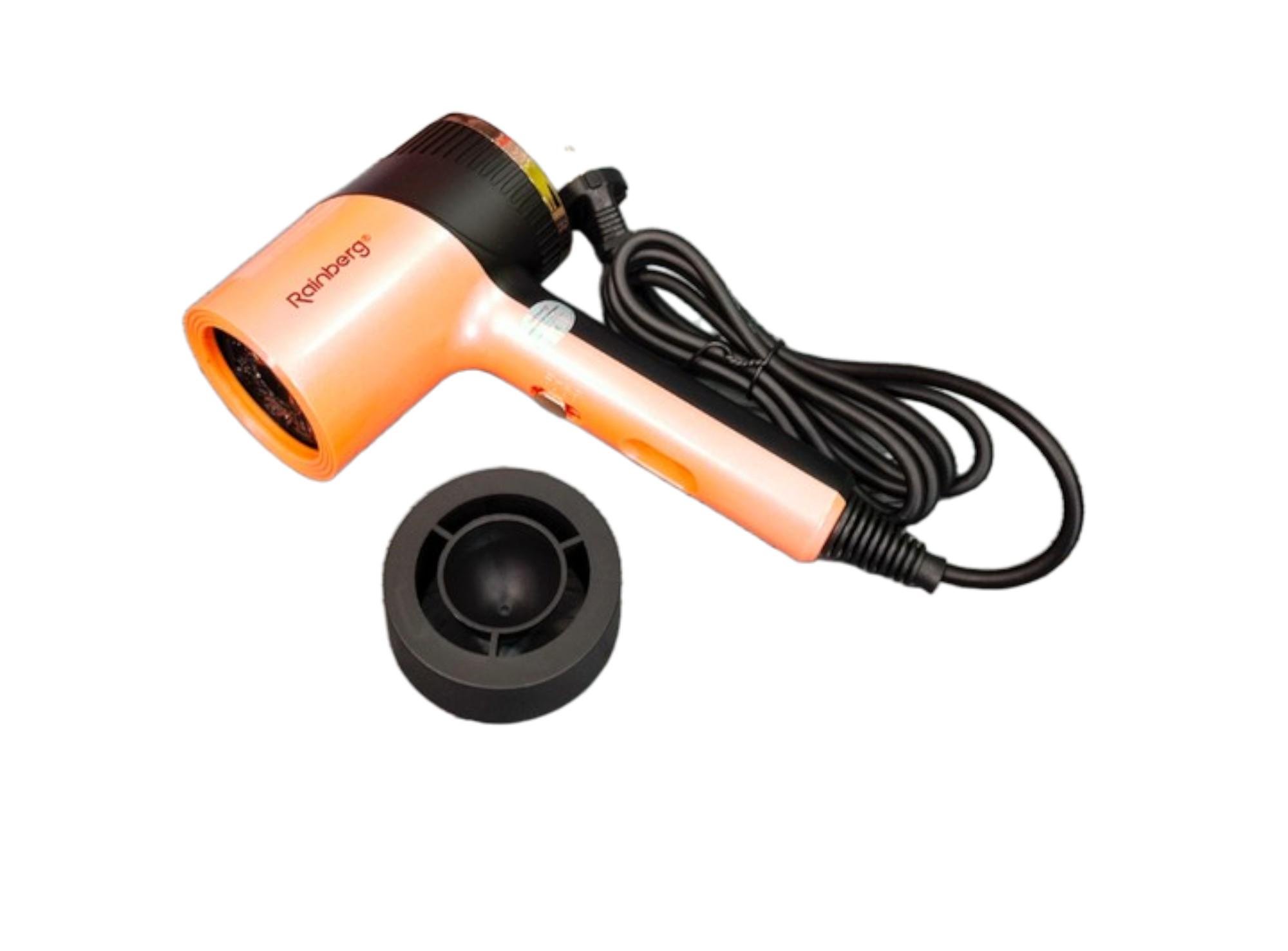 Фен для волосся Rainberg RB-2252 10800 Вт з насадкою Помаранчевий (GR-04345)