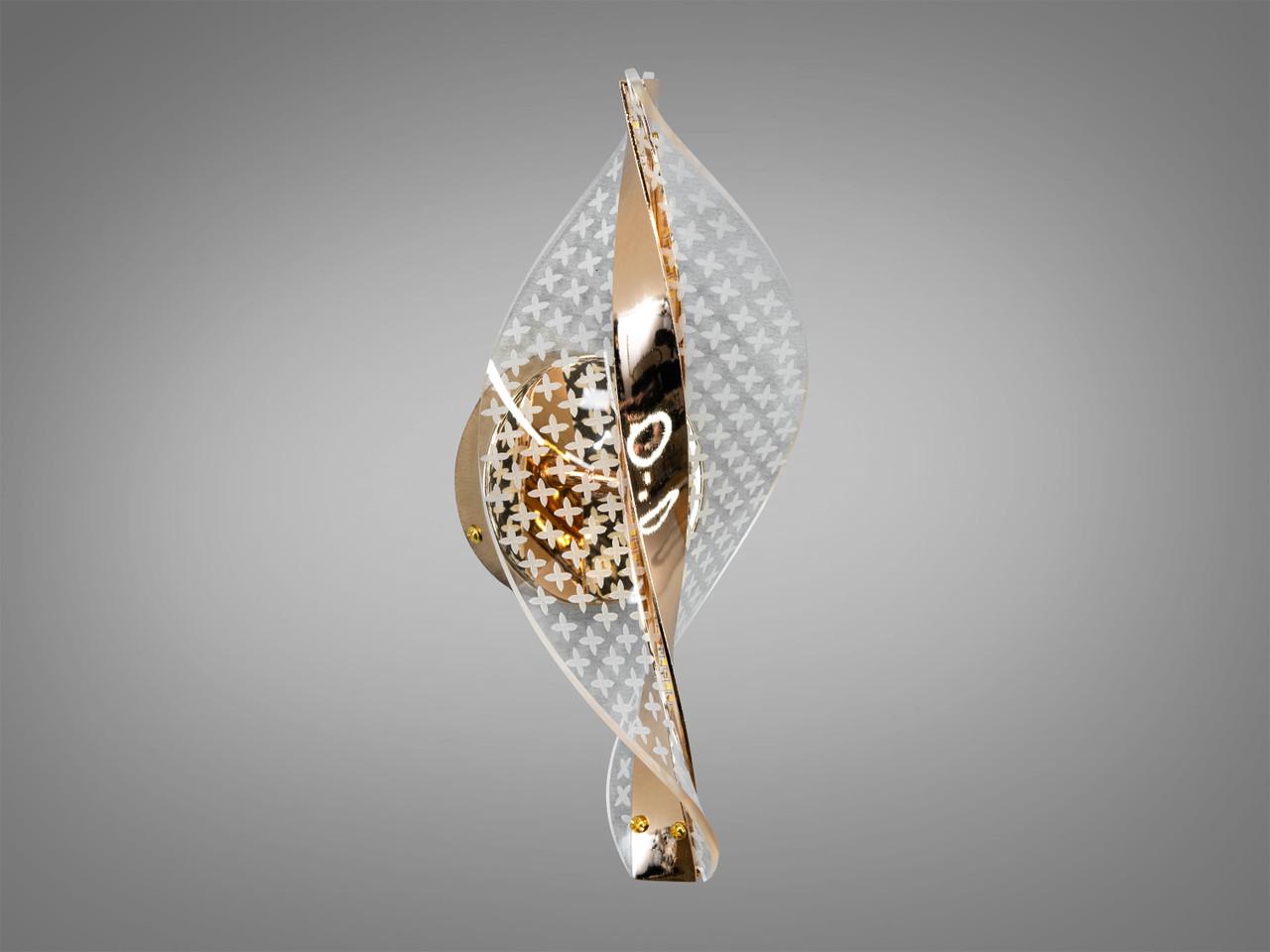 Світильник настінний F3851-5-LS LED у спальню 6W Золотий - фото 2