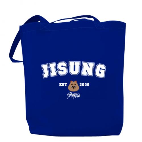 Шоппер Jisung Stray Kids 37x41 см Синий (12846456-5-182223)