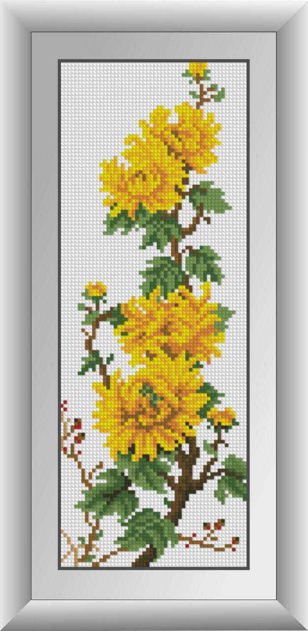 Алмазная мозаика Dream Art Хризантемы 13x35 см (DA.30335)