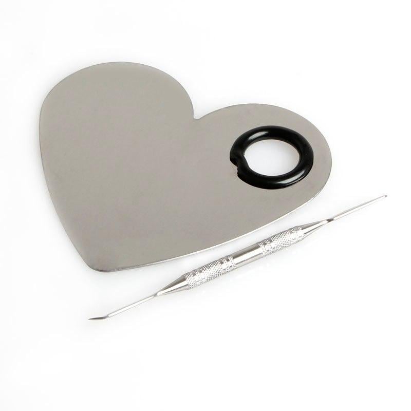 Палитра Сердечко для смешивания косметики (VIS-00068)