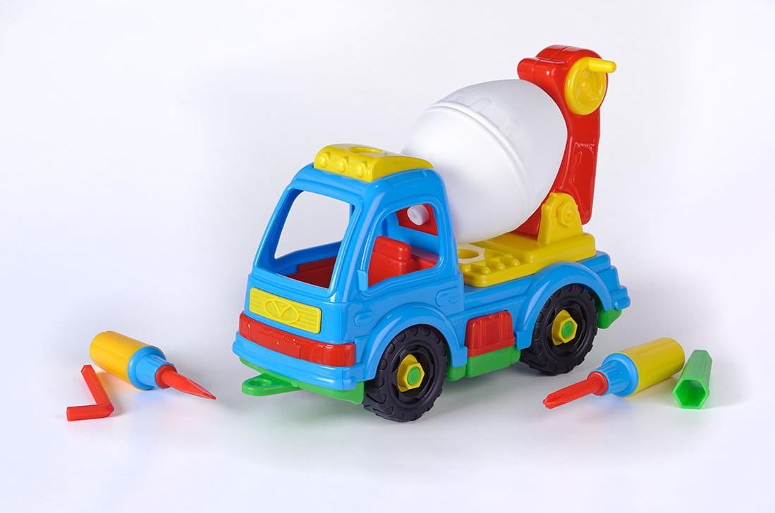 Конструктор розвиваючий бетономішалка Toys Plast (ИП.29.001) - фото 8 Конструктор розвиваючий бетономішалка Toys Plast (ИП.29.001) - фото 8