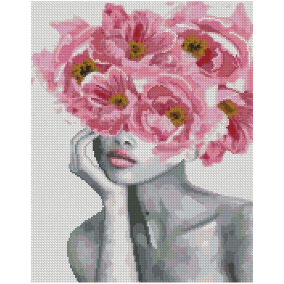 Алмазная мозаика Strateg FA40823 Нежность 40х50 см