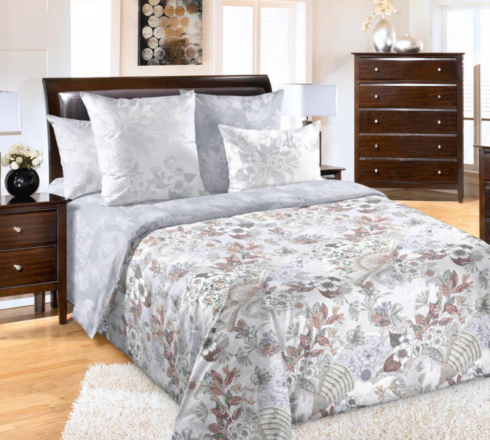 Комплект постельного белья Комфорт текстиль Перкаль Шелковый веер 200x220 см 50x70 см (КТ_pvu_3023_3_50x70) - фото 2 Комплект постельного белья Комфорт текстиль Перкаль Шелковый веер 200x220 см 50x70 см (КТ_pvu_3023_3_50x70) - фото 2