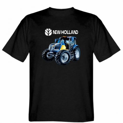 Футболка чоловіча New Holland tractor XS Чорний (11235584-2-169125-XS) Футболка чоловіча New Holland tractor XS Чорний (11235584-2-169125-XS)
