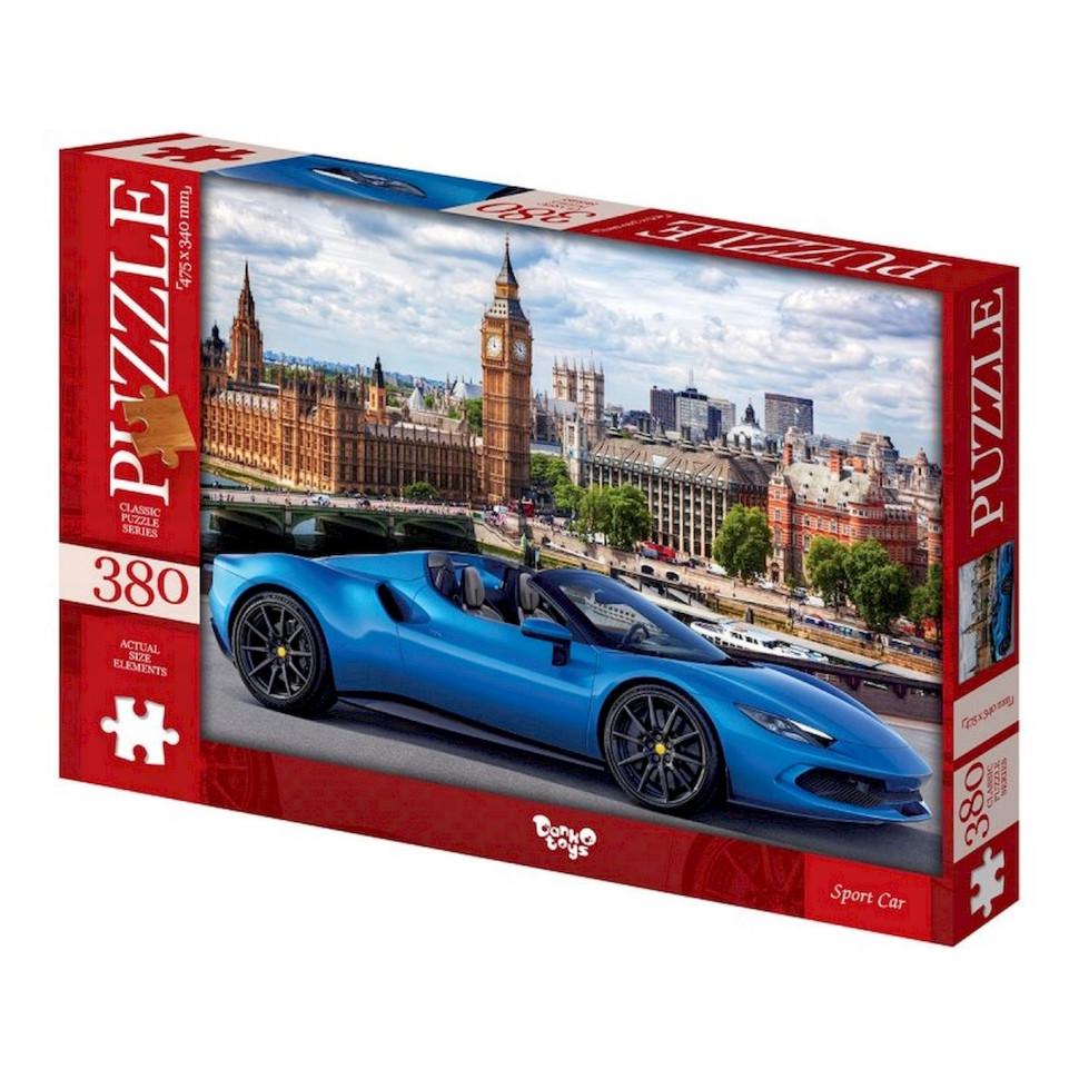 Пазлы классические Danko Toys Синяя машина 380 эл. Синий (IP-177-P-298)