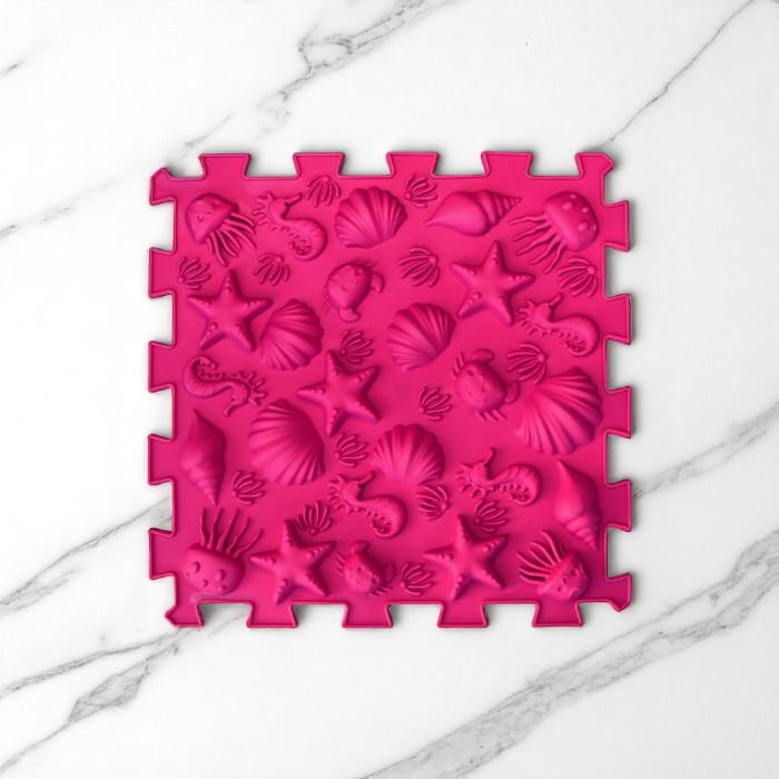 Килимок масажний пазл морські 1 ел. Рожевий - фото 2 Килимок масажний пазл морські 1 ел. Рожевий - фото 2