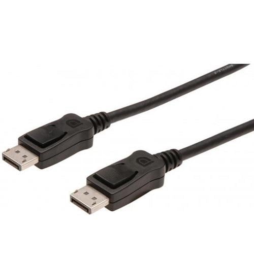 Кабель для передачі відеосигналу Assmann 2xDisplayPort AM/AM 1 м Black (AK-340103-010-S) - фото 1