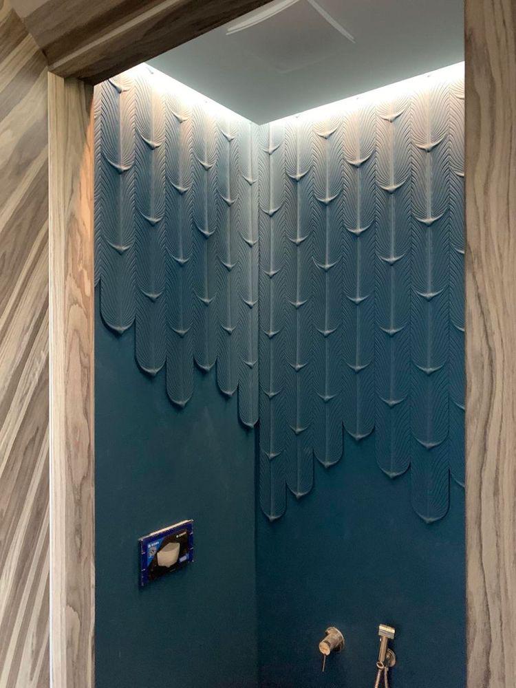 3D-панель гипсовая Перья 250x120x15 мм Белый (29902807) - фото 2 3D-панель гипсовая Перья 250x120x15 мм Белый (29902807) - фото 2