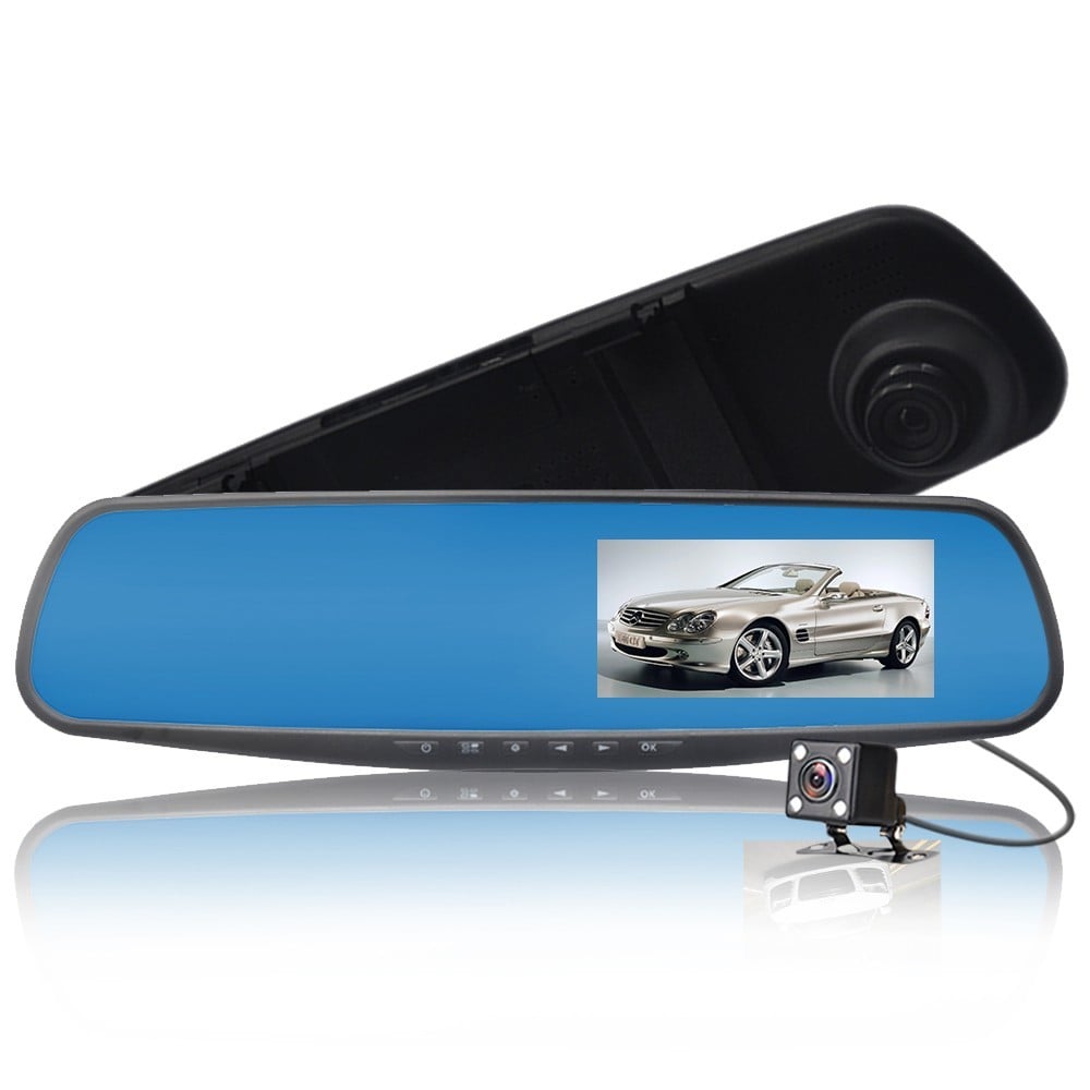 Автомобільний відеореєстратор DVR 138W 2 камери FULL HD 4.3 (DVR 138W)