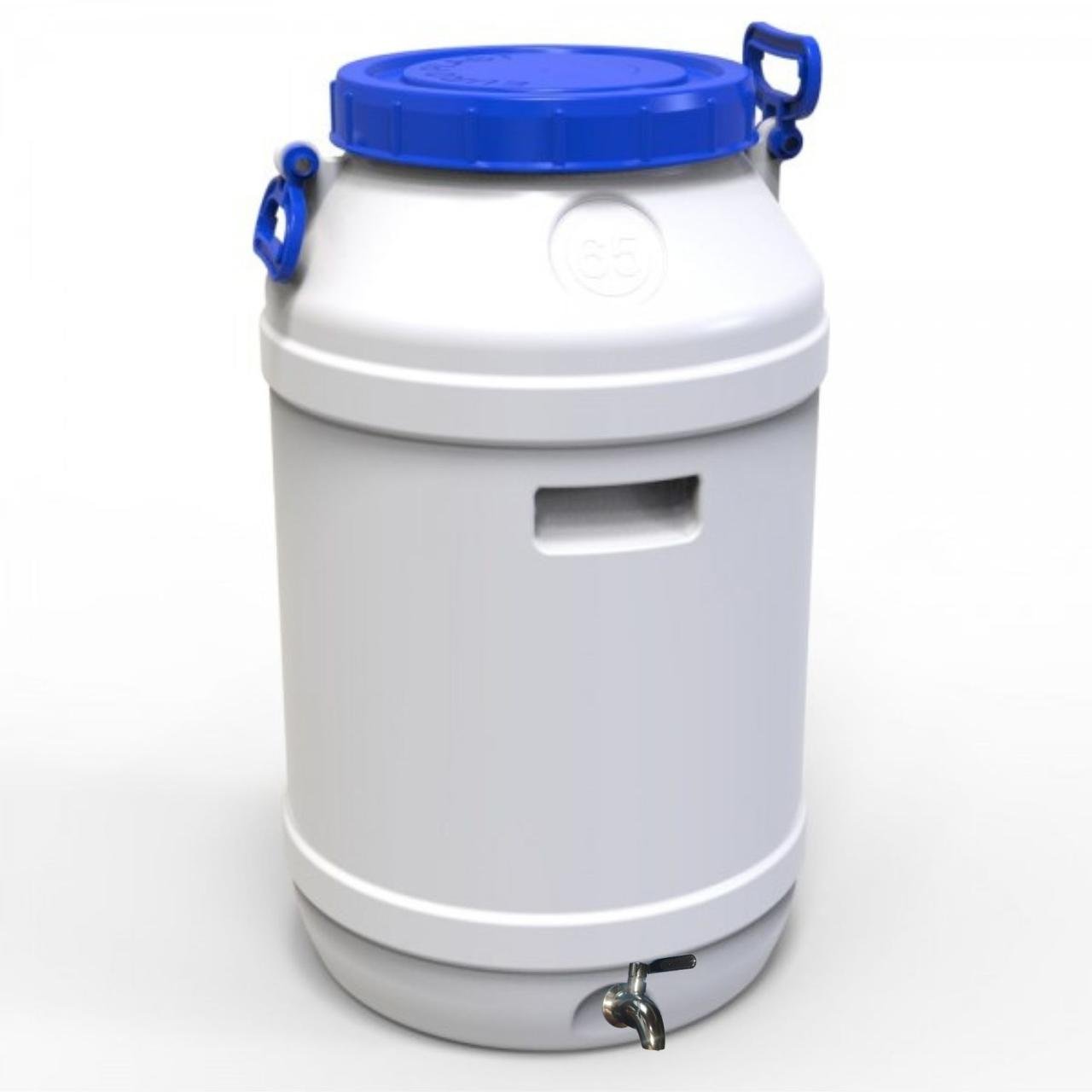 Бідон харчовий Євро Пласт з нержавіючим краном AISI 304 65 л (172591) - фото 1 Бідон харчовий Євро Пласт з нержавіючим краном AISI 304 65 л (172591) - фото 1