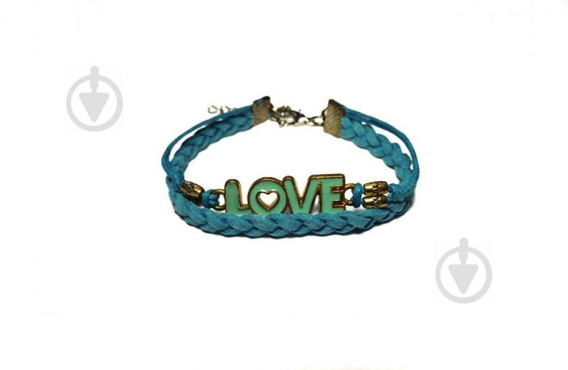 Жіночий браслет N29 – LOVE Бірюза (955029)
