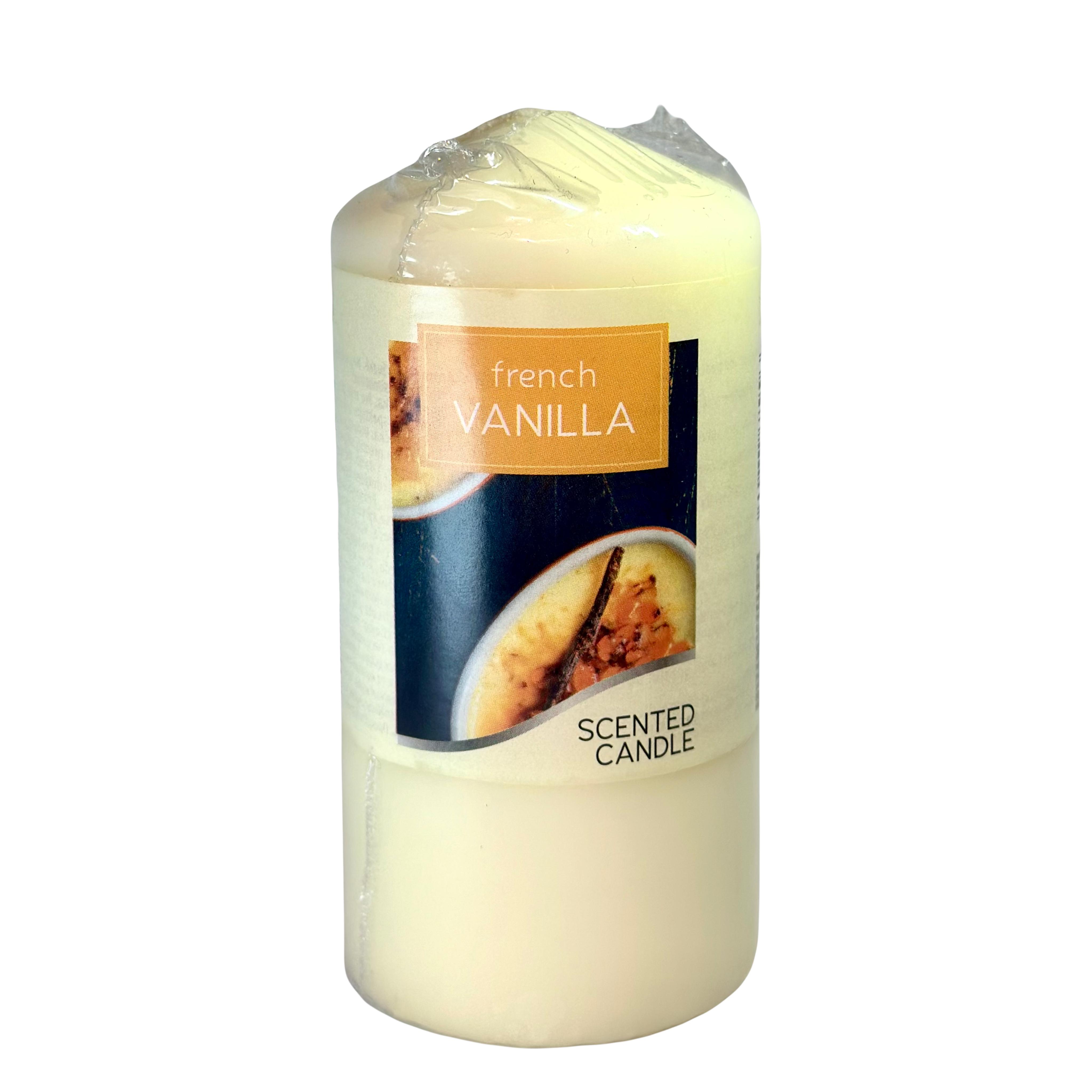 Свеча столбик Bolsius 120/58 с ароматом ванили