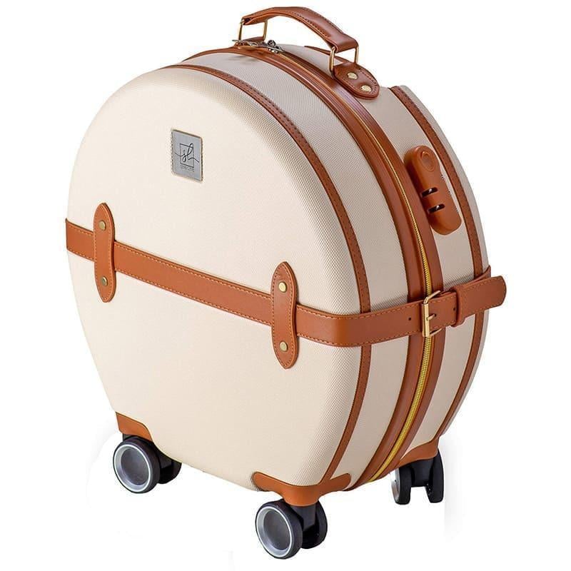 Валіза SEMI LINE 20" S 27 л Ecru/Brown (DAS302666)