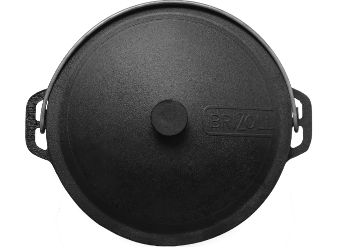 Котел чавунний туристичний Brizoll з чавунною кришкою 6 л (KT06-1) - фото 4 Котел чавунний туристичний Brizoll з чавунною кришкою 6 л (KT06-1) - фото 4