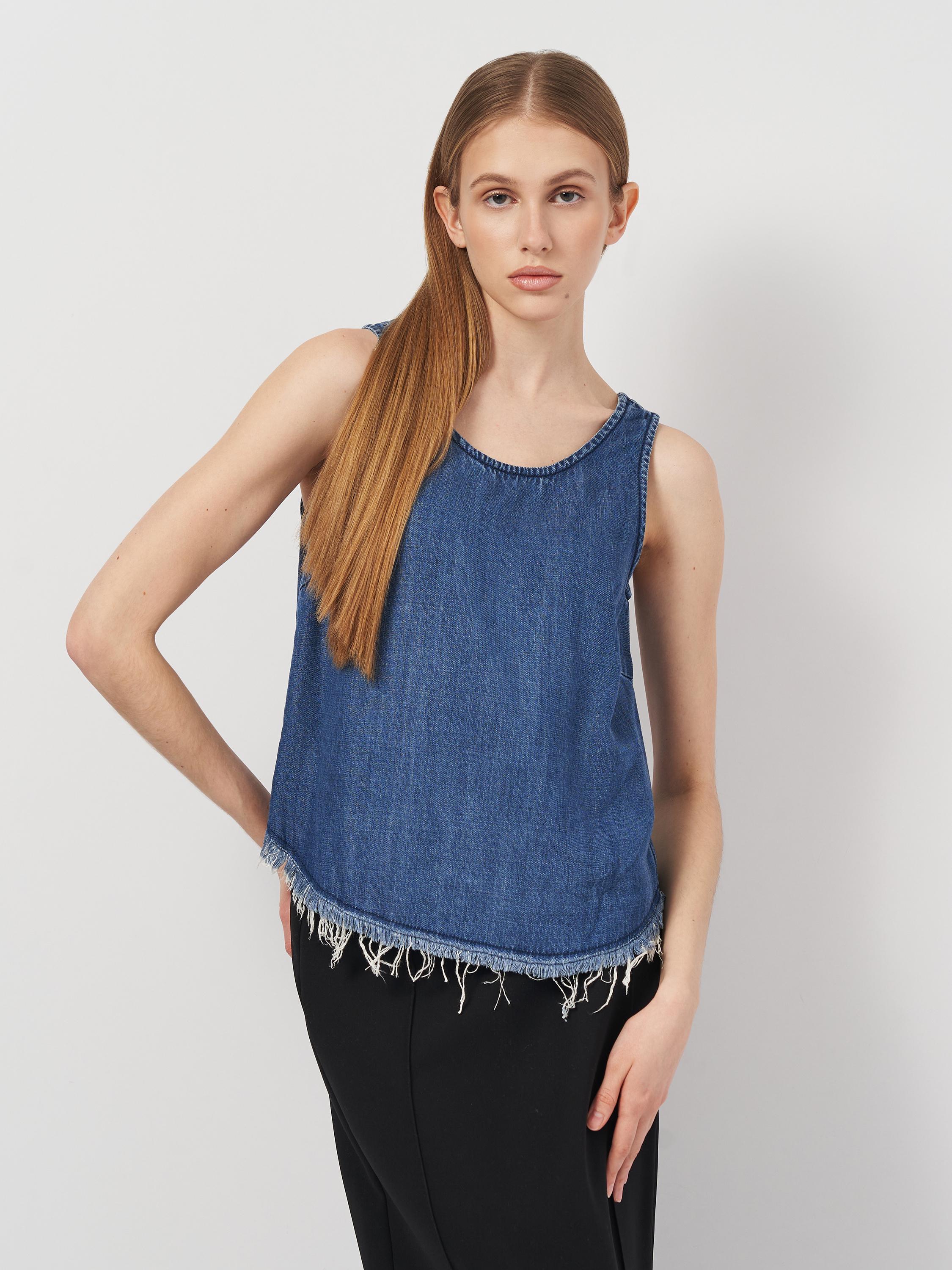 Топ женский джинсовый S Синий (1447856arl) Топ женский джинсовый S Синий (1447856arl)