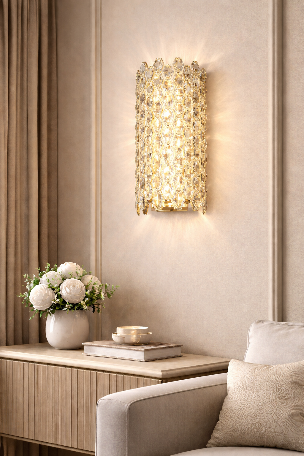 Настінний світильник Elyra Glow LED 3 режими освітлення 29W (20460/B480GD)