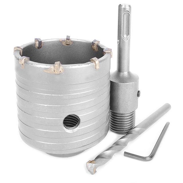 Сверло по бетону корончатое Intertool SD-7065 65 мм + переходник SDS Plus 100 мм - фото 6