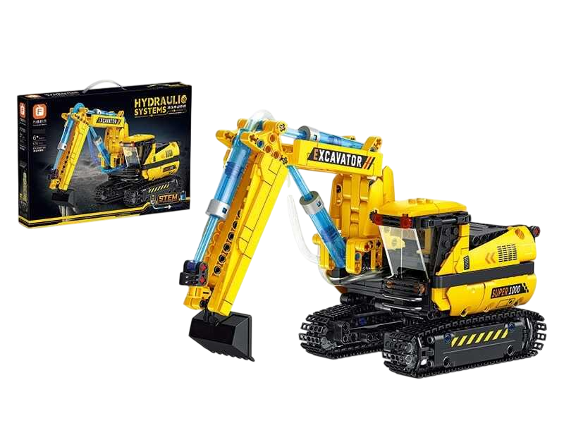 Конструктор Екскаватор гідравлічний механізм 554 деталі (MTT-194123)