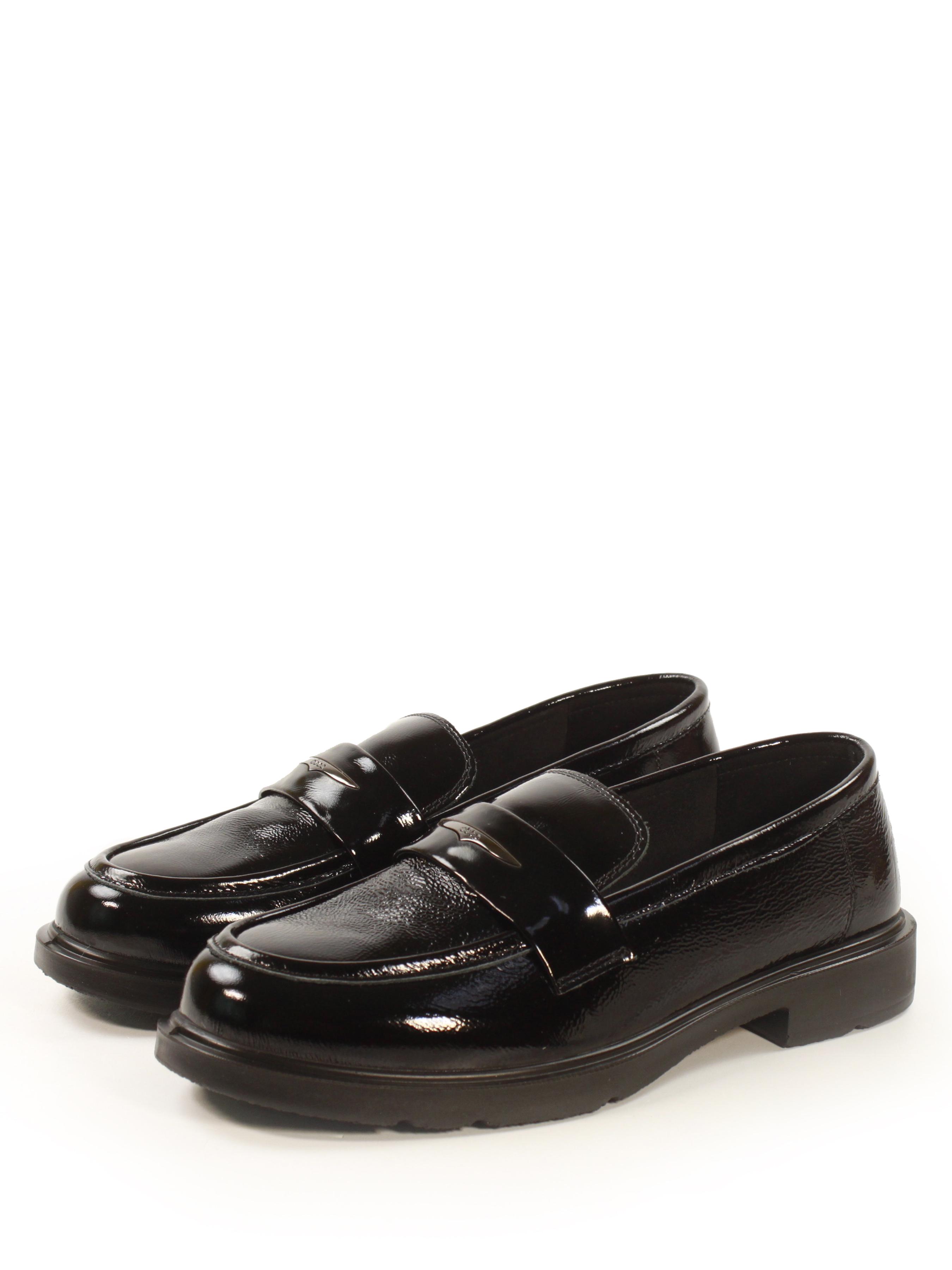 Лоферы лаковые женские It-girl B025H02-3 р. 39 Black (B025H02-3_39)